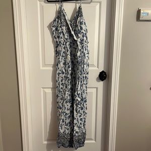 Multicolor wide leg jumpsuit